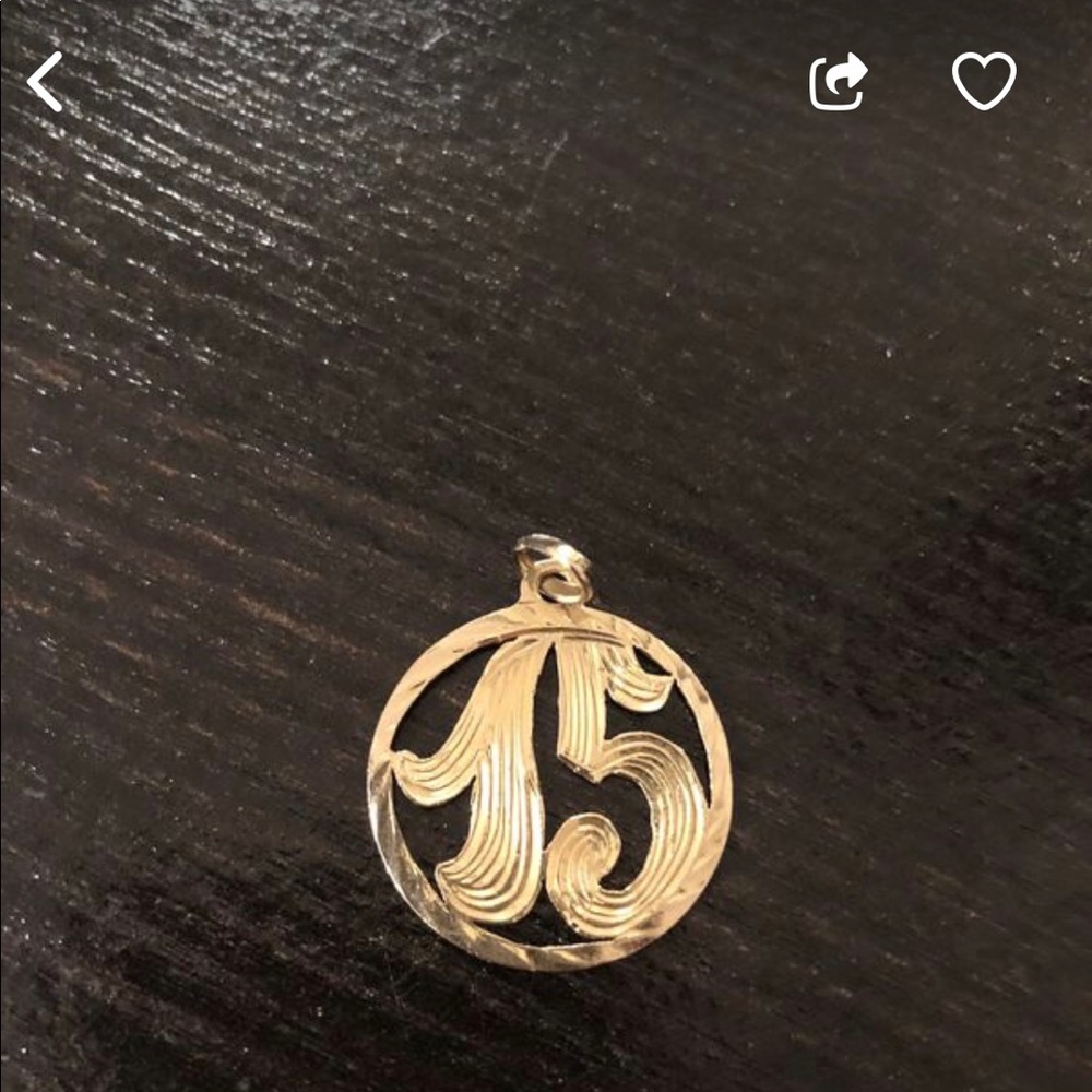 Gold charm